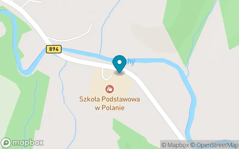 Lokalizacja: Szkoła Podstawowa w Polanie