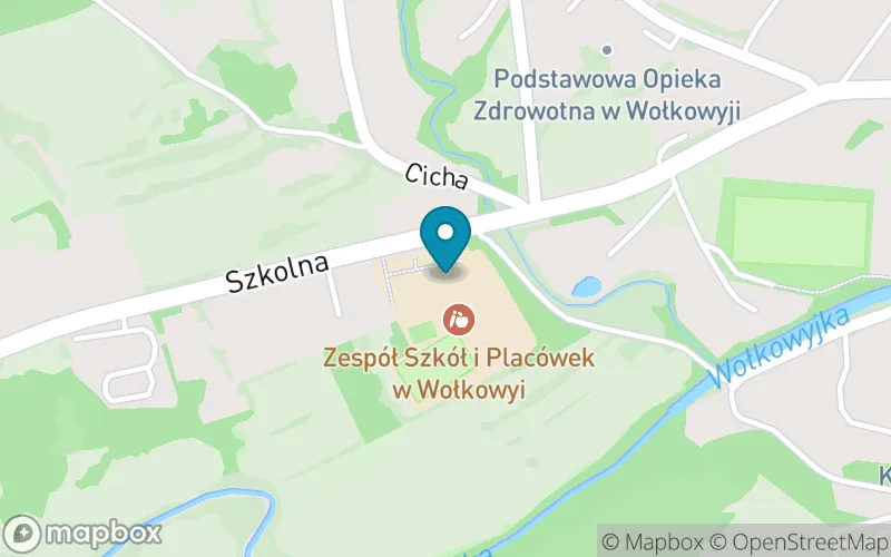 Lokalizacja: Szkoła Podstawowa w Wołkowyi