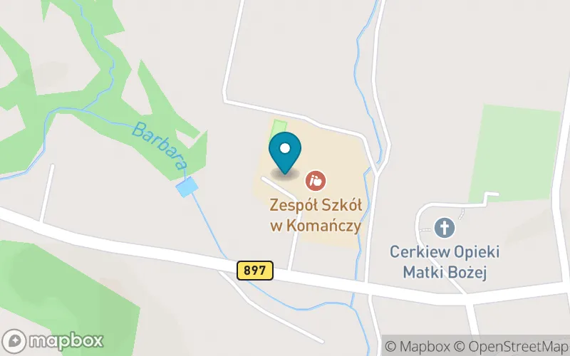 Lokalizacja: Szkoła Podstawowa im. Kardynała Stefana Wyszyńskiego w Komańczy
