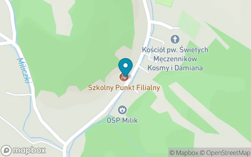 Lokalizacja: Szkoła Podstawowa w Miliku