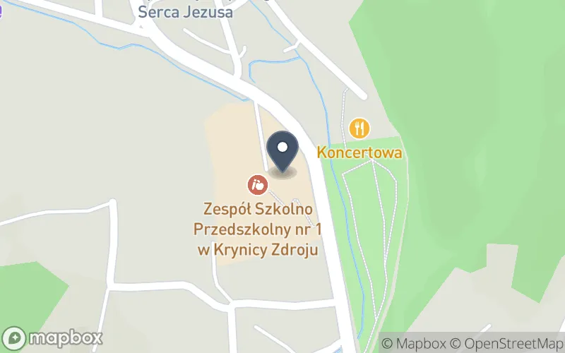 Lokalizacja: Zespół Szkolno-Przedszkolny nr 1 w Krynicy-Zdroju