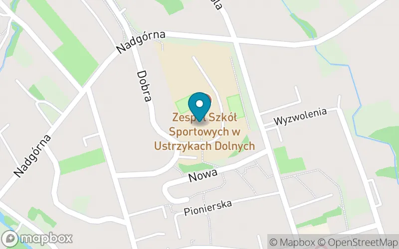 Lokalizacja: Szkoła Podstawowa nr 2 im. Tadeusza Kościuszki Narciarska Szkoła Sportowa w Ustrzykach Dolnych
