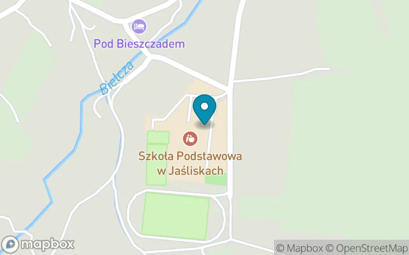 Lokalizacja: Szkoła Podstawowa w Jaśliskach