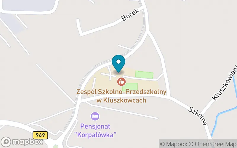 Lokalizacja: Szkoła Podstawowa w Kluszkowcach
