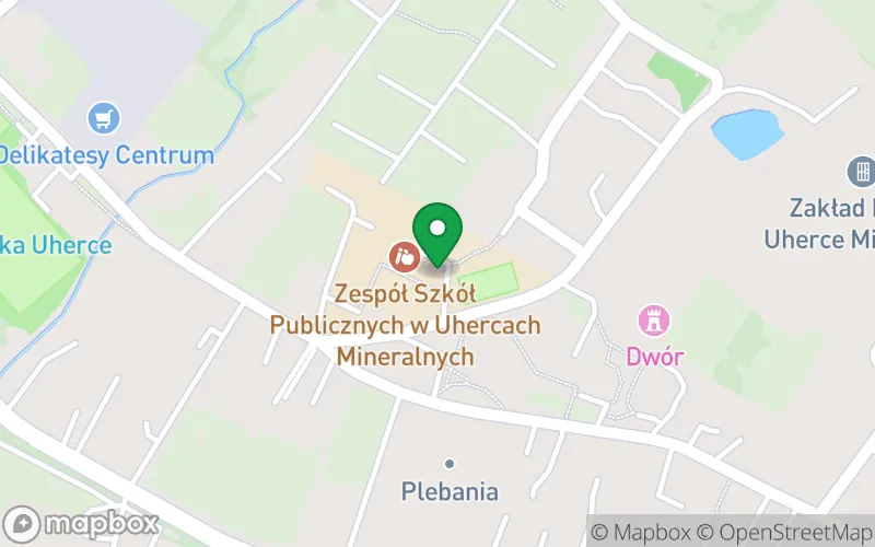 Lokalizacja: Publiczne Przedszkole w Uhercach Mineralnych