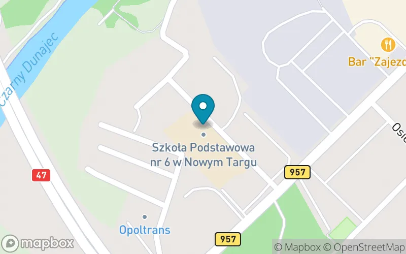 Lokalizacja: Szkoła Podstawowa nr 6 im. Józefa Rajskiego Burmistrza Nowego Targu w Nowym Targu