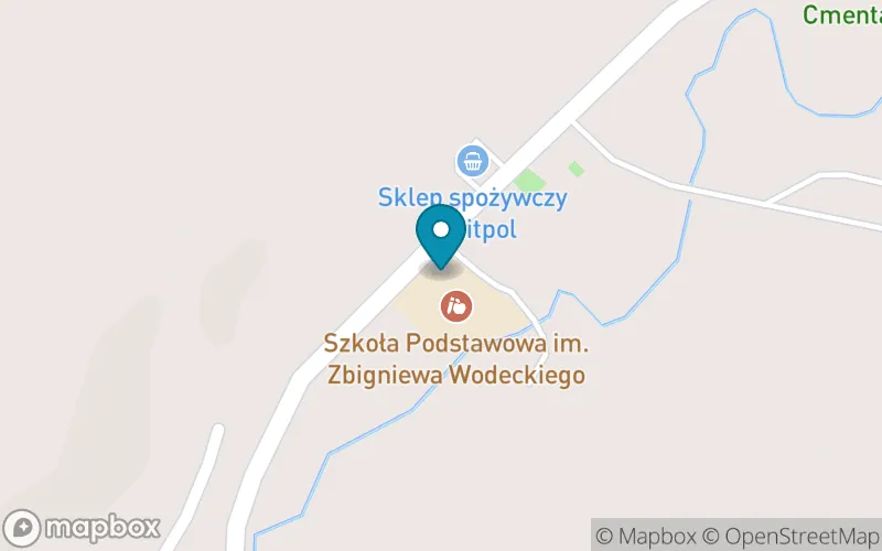 Lokalizacja: Szkoła Podstawowa im. Zbigniewa Wodeckiego w Piorunce