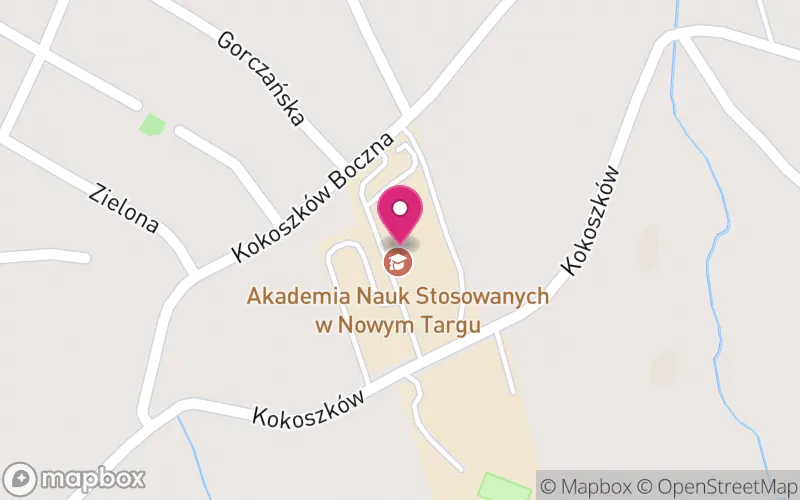 Lokalizacja: Akademia Nauk Stosowanych w Nowym Targu