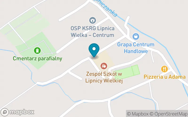Lokalizacja: Szkoła Podstawowa nr 2 im. Józefiny i Emila Mików w Lipnicy Wielkiej