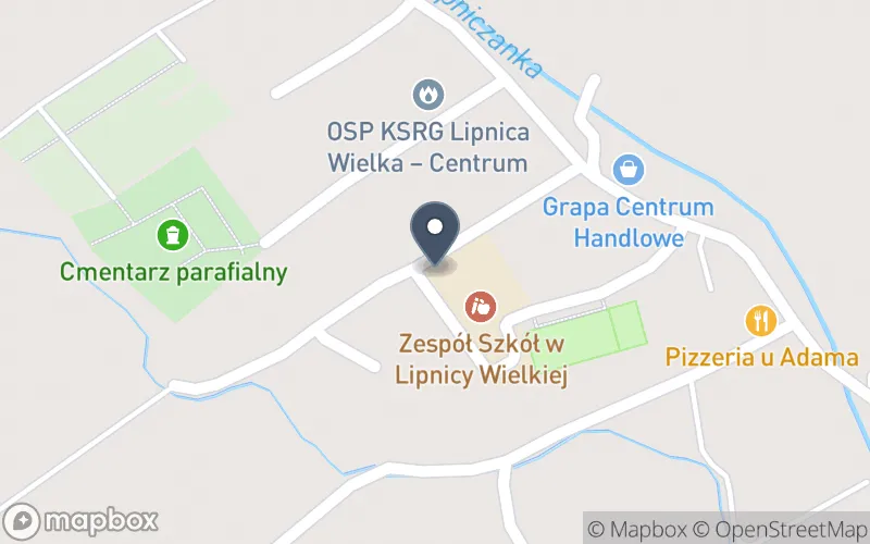 Lokalizacja: Zespół Szkół w Lipnicy Wielkiej