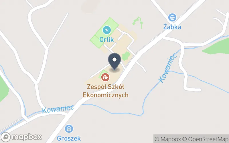 Lokalizacja: Zespół Szkół Ekonomicznych w Nowym Targu