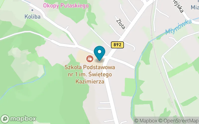 Lokalizacja: Szkoła Podstawowa nr 1 im. Św. Kazimierza w Zagórzu