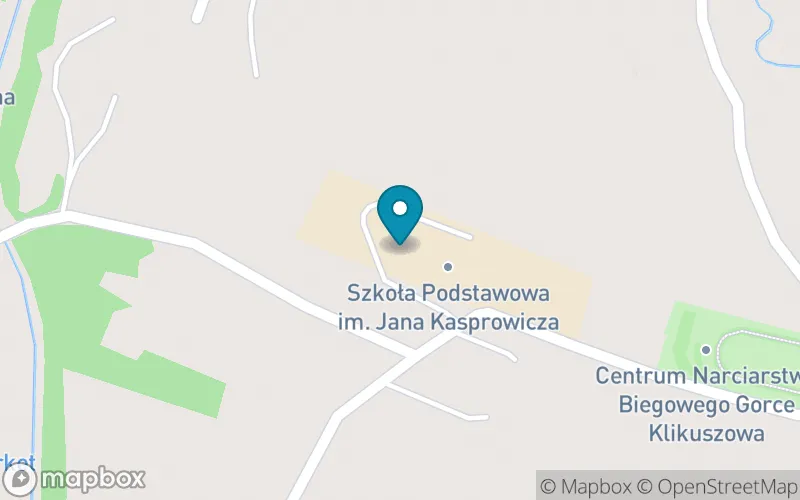 Lokalizacja: Szkoła Podstawowa im. Jana Kasprowicza w Klikuszowej
