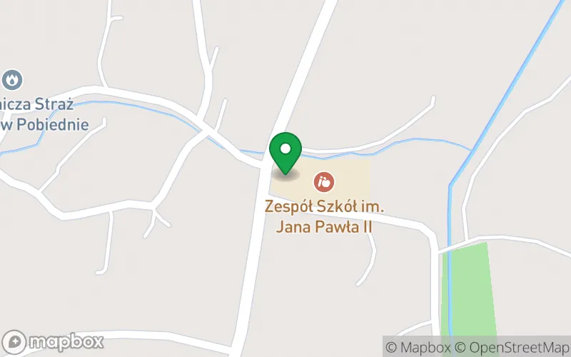 Lokalizacja: Publiczne Samorządowe Przedszkole w Zespole Szkół im. Jana Pawła II w Pobiednie