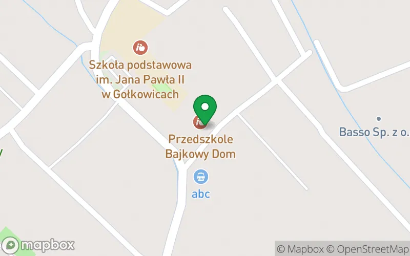 Lokalizacja: Niepubliczne Przedszkole Muzyczne "Bajkowy Dom" w Gołkowicach
