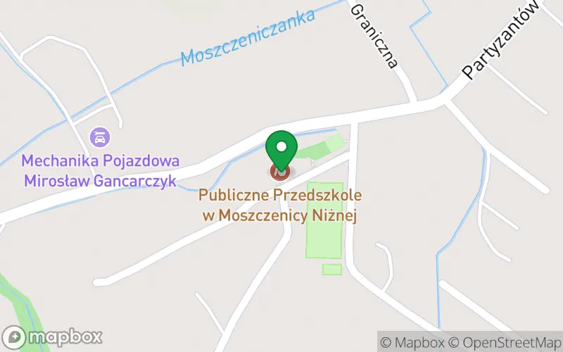 Lokalizacja: Przedszkole Publiczne w Moszczenicy Niżnej