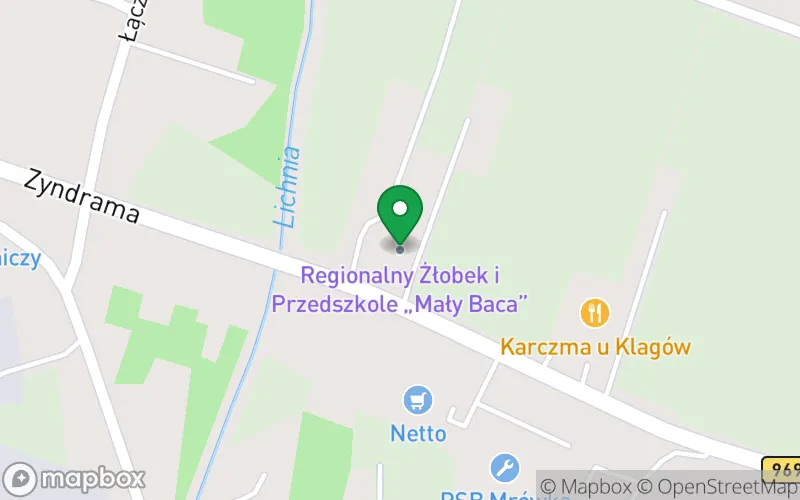 Lokalizacja: Przedszkole Mały Baca