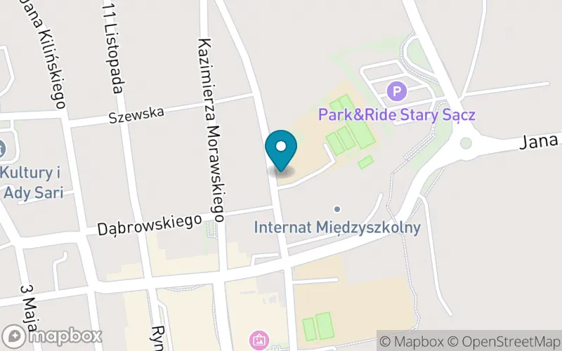 Lokalizacja: Szkoła Podstawowa nr 2 im. Juliusza Słowackiego w Starym Sączu