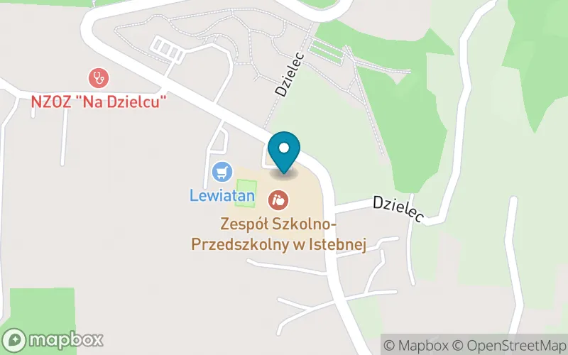 Lokalizacja: Szkoła Podstawowa nr 1 im. Ks. Józefa Londzina w Istebnej