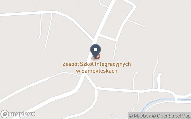 Lokalizacja: Zespół Szkół Integracyjnych w Samoklęskach