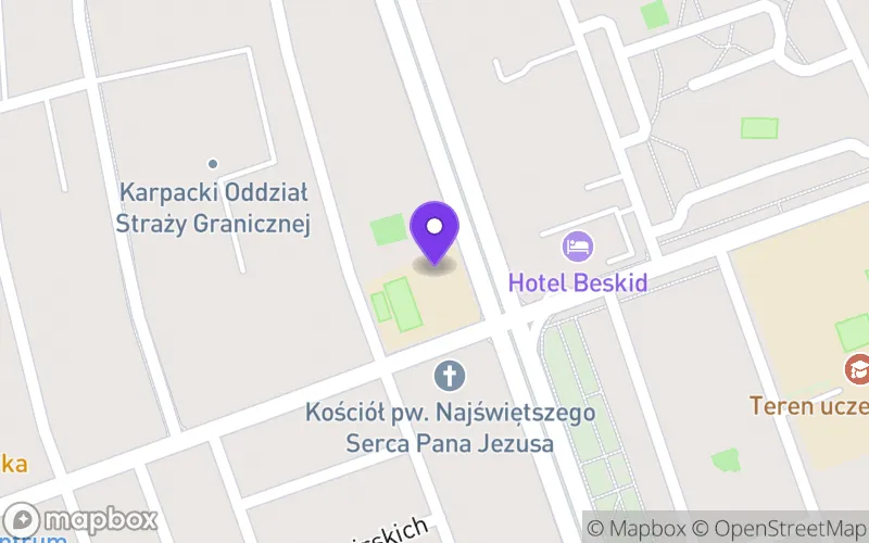 Lokalizacja: Prywatne Liceum Ogólnokształcące dla Dorosłych w Nowym Sączu