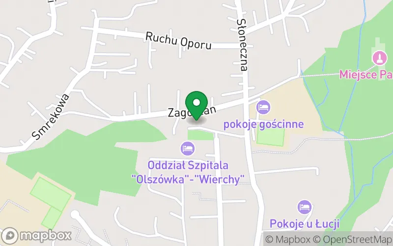 Lokalizacja: Przedszkole Niepubliczne "Loretto" Zgromadzenia Sióstr Matki Bożej Miłosierdzia w Rabce-Zdroju
