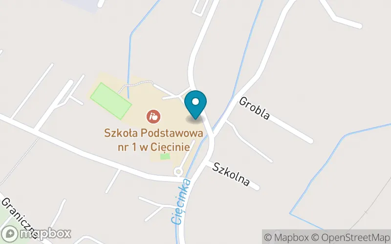 Lokalizacja: Szkoła Podstawowa nr 1 w Cięcinie im. Konstytucji 3 Maja