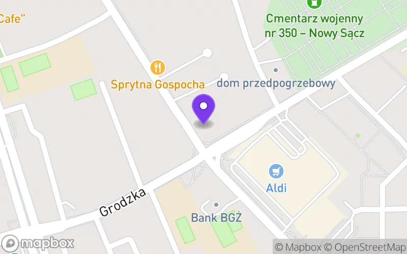 Lokalizacja: Liceum Ogólnokształcące dla Dorosłych"żak" w Nowym Sączu