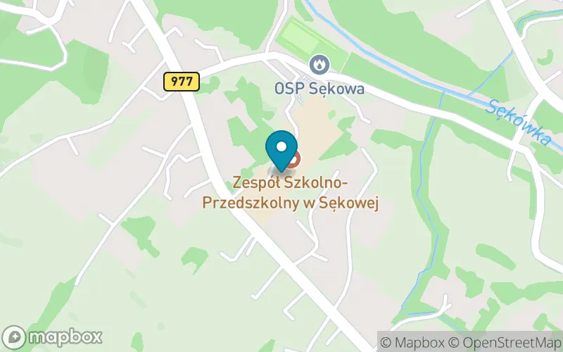 Lokalizacja: Szkoła Podstawowa im. Pionierów Przemysłu Naftowego w Zespole Szkolno-Przedszkolnym w Sękowej