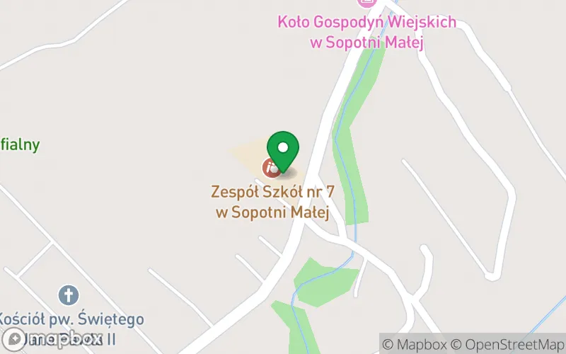 Lokalizacja: Zespół Szkół nr 6 w Sopotni Małej-Przedszkole w Sopotni Małej