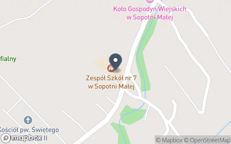 Lokalizacja: Zespół Szkół nr 6 w Sopotni Małej