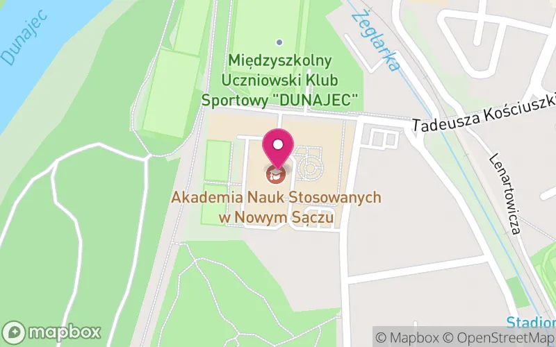 Lokalizacja: Akademia Nauk Stosowanych w Nowym Sączu
