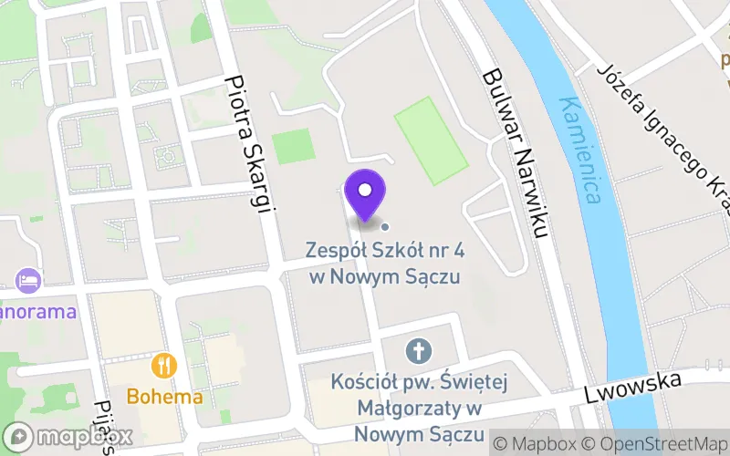 Lokalizacja: Technikum nr 4 w Zespole Szkół nr 4 w Nowym Sączu