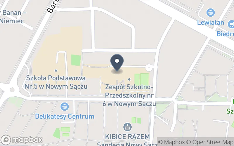 Lokalizacja: Zespół Szkolno-Przedszkolny nr 6 w Nowym Sączu