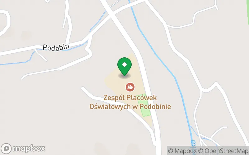 Lokalizacja: Zespół Placówek Oświatowych im. Jana Pawła II-Samorządowe Przedszkole w Podobinie