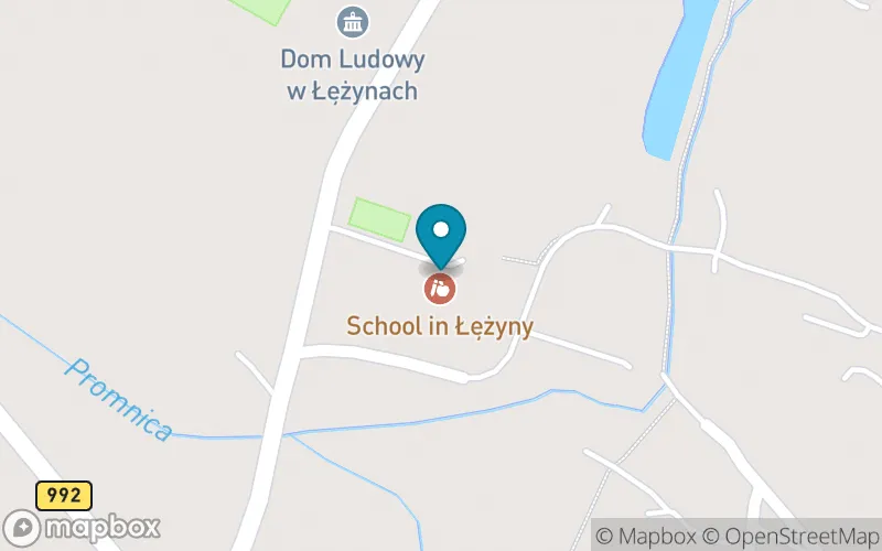 Lokalizacja: Szkoła Podstawowa Imienia Bohaterów Armii Krajowej z Plutonu "Ryś" w Łężynach