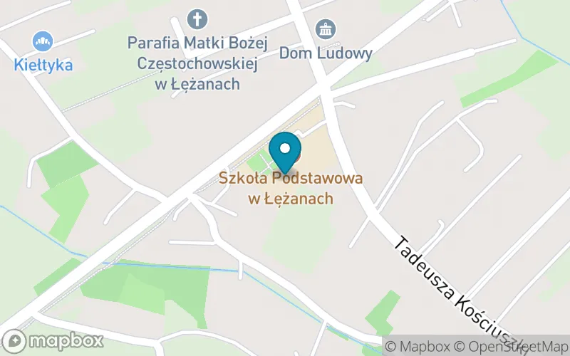 Lokalizacja: Szkoła Podstawowa w Łężanach im. Tadeusza Kościuszki