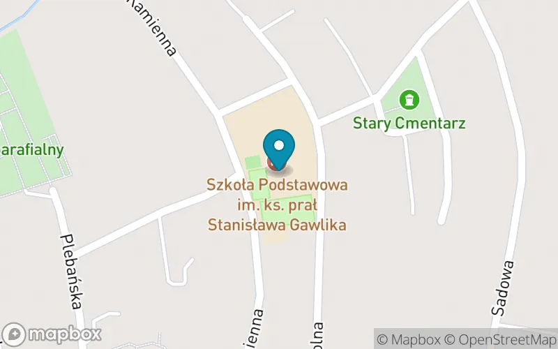 Lokalizacja: Szkoła Podstawowa im. Ks. Prał. Stanisława Gawilka w Radziechowach