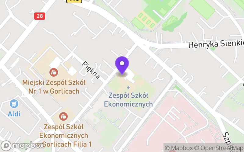 Lokalizacja: Branżowa Szkoła I Stopnia nr 3 w Gorlicach