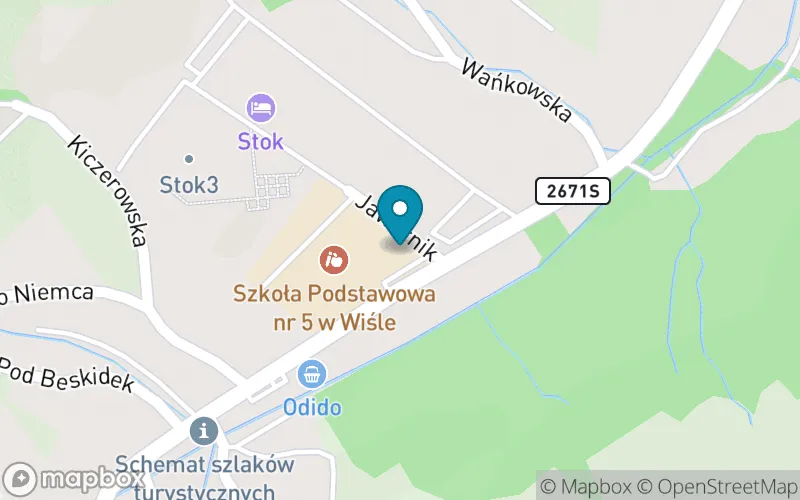 Lokalizacja: Szkoła Podstawowa nr 5 w Wiśle