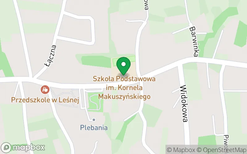 Lokalizacja: Przedszkole w Leśnej