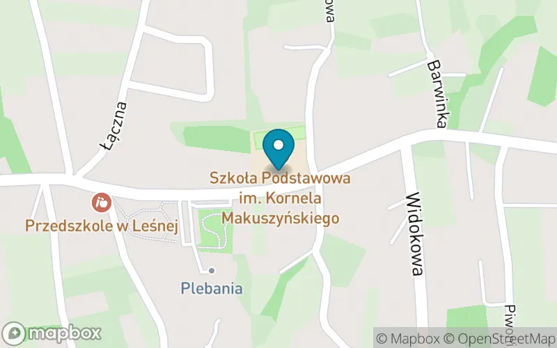Lokalizacja: Szkoła Podstawowa im. Kornela Makuszyńskiego w Leśnej