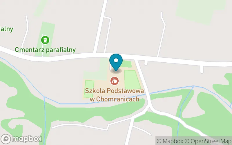 Lokalizacja: Szkoła Podstawowa im. Św. Jana Pawła II w Chomranicach
