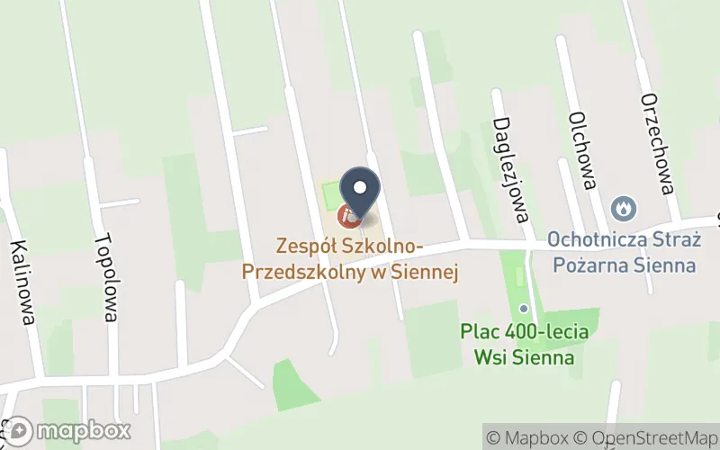 Lokalizacja: Zespół Szkolno-Przedszkolny w Siennej