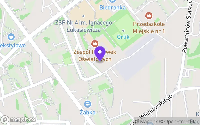 Lokalizacja: Branżowa Szkoła I Stopnia nr 4 w Krośnie