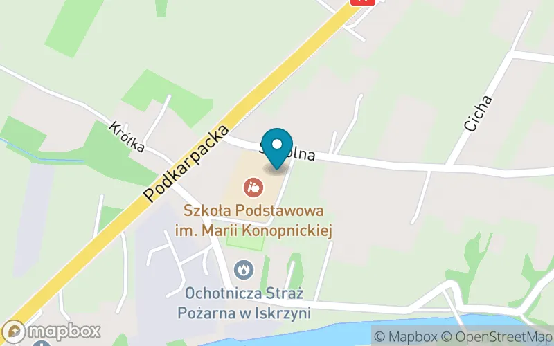 Lokalizacja: Szkoła Podstawowa im. M. Konopnickiej w Iskrzyni