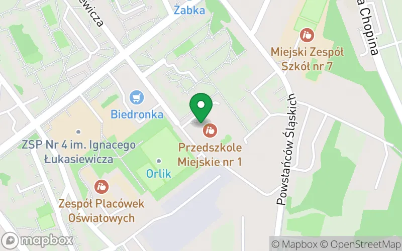 Lokalizacja: Przedszkole Miejskie nr 1 w Krośnie