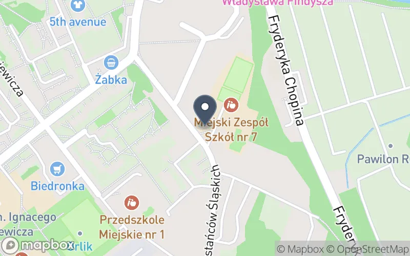 Lokalizacja: Miejski Zespół Szkół nr 7 w Krośnie