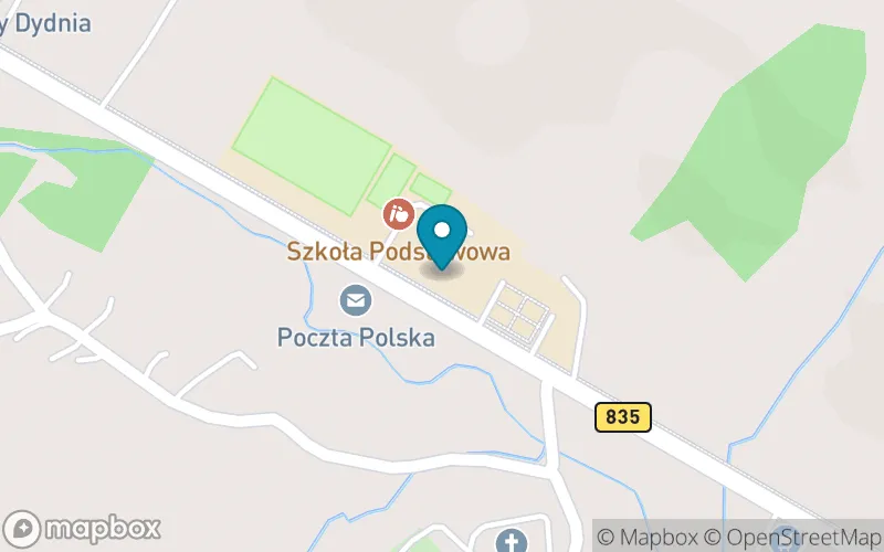 Lokalizacja: Szkoła Podstawowa im. Świętej Królowej Jadwigi w Dydni