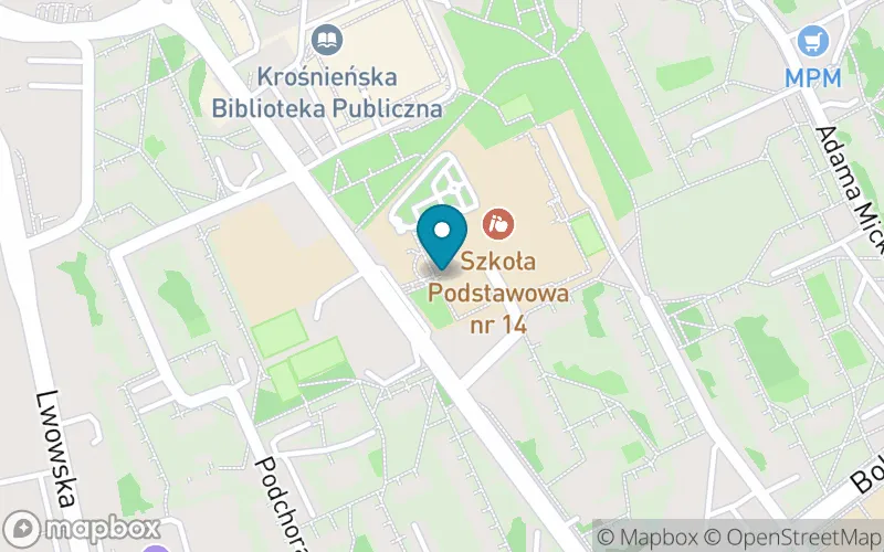 Lokalizacja: Szkoła Podstawowa nr 14 z Oddziałami Sportowymi i Integracyjnymi im. Polskich Olimpijczyków w Krośnie